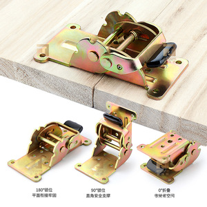 Charnière de meuble JNT-178 en fer, multi-angles, à montage en surface, pour support d'extension de pied de table - Product Image 1