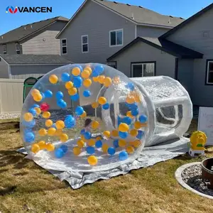 Inflatable Bubble Tent PVC Globe Clear Transparent Igloo Dome Tent Outdoor Camping Event Wedding Party Inflatable Bubble House