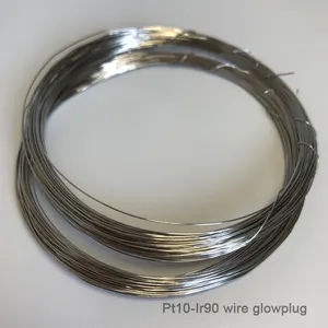 उच्च तापमान के लिए प्रतिरोधी और ऑक्सीकरण पीटी-आईआर 90/10 तार 1mm व्यास प्लेटिनम इरिडियम तार पीटी/आईआर तार के लिए glowplug