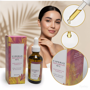 Aceite de Cyperus Rotundus Prensado en Frío Natural 100% Puro, Suero Herbal Suave para Depilación Permanente, Uso en Todo el Cuerpo - Product Image 3