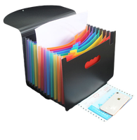 Organisateur de documents en PP avec pochettes extensibles avec logo personnalisé et dossiers simples et documents en plastique