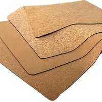 Logo personnalisé populaire XXL gris foncé grand bureau complet sublimation 3mm épaisseur feutre de laine douce avec tapis de souris de bureau en liège