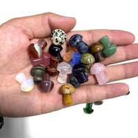 Vente en gros de nombreux types de pierres précieuses naturelles, champignons en pierre de guérison, sculpté au hasard, Mini champignon en cristal