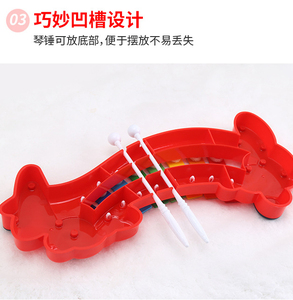 Frühen kindheit bildung musik instrument oktave hand klopfen <span class=keywords><strong>klavier</strong></span> kinder musik spielzeug schlag spielzeug - Product Image 4
