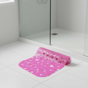 Tapis de bain modèle Margherita 72 x 36 cm vert antidérapant pour douche - Product Image 3