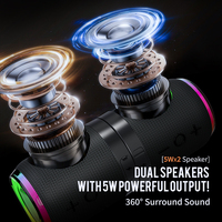 Altavoz Inalámbrico Portátil 2 en 1 BT369 con Succión Magnética, Espectáculo de Luces LED de Colores, Diseño Desmontable para Fiestas y Actividades al Aire Libre