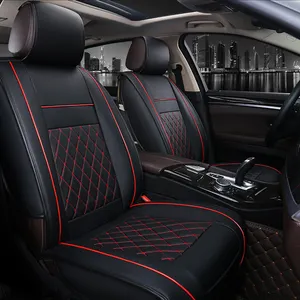 Luxury Car Seat Cover Set Waterproof 5D Front Sear For Kia Sportage Rio 2 3 4 5 Picanto Seltos Sorento Stinger Optima Forte