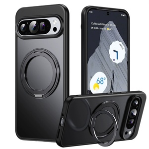 360 ° เคสโทรศัพท์แม่เหล็กแบบหมุนได้สำหรับ Google Pixel 8/8 Pro 9A Pixel 9 Pro XL 10 Pro พร้อมขาตั้งโลหะพับได้ ป้องกันการกระแทก - Product Image 6