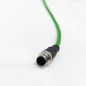 Cable Ethernet Industrial <span class=keywords><strong>M12</strong></span> a <span class=keywords><strong>RJ45</strong></span> de 20 m, Recto, 4 Pines, Macho, Código D, Flexible, para Cámaras Industriales - Product Image 5