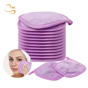 Soft Reusable Update Makeup Removing Microfiber Cloth For Sensitive Skin Washable Makeup Remover Towels