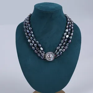 Ожерелье из пресноводного жемчуга в стиле барокко