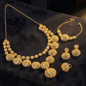 Gold Plated Micro Forming Necklaces Wedding & Special Occasion Jewelry Gift for Women <b>Copper</b> & Brass Chapado En Oro Oro Laminado - Product Image 1