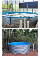 Rouleau de bâche en PVC PE pour étang à poissons Aquaculture épaississement durable pliable imperméable à l'eau