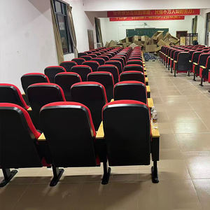 <span class=keywords><strong>Les</strong></span> fabricants produisent des chaises d'auditorium en tissu rouge pour <span class=keywords><strong>les</strong></span> salles de conférence des écoles gouvernementales chaises d'auditorium - Product Image 5