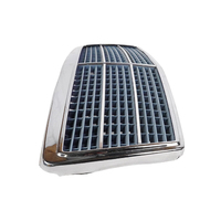 Grille de calandre SINO adaptée pour Mercedes-Benz Classe C W202 94-00 4D/5D 11MD Chrome/Noir, nouvelle en ABS.