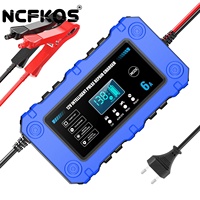 Chargeur de batterie portable multi-véhicules NCFKOS BC-1206 12V/6A pour voiture, moto, entretien automatique, fabricant OEM, vente en gros