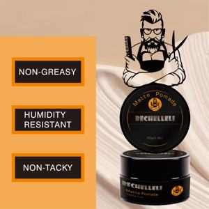 Pomada Mate Vegana Orgánica de Fijación Fuerte para Cabello Rizado, Marca Privada OEM/ODM, Etiqueta Personalizada, Kit de Peinado para Barbería, MOQ - Product Image 2