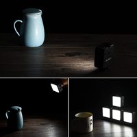 Batterie 2AA Mini DSLR éclairage de remplissage photographique de nuit 1/4 montage panneau haute puissance 49 LED lumière vidéo pour Smartphone caméra