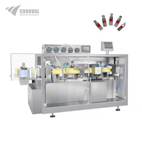 Machine de remplissage et de scellage automatique d'ampoules en plastique aseptique de 1 à 50 ml FFS