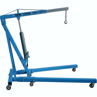 Grue à moteur hydraulique pliable d'occasion de 1,5 tonne, 3 tonnes