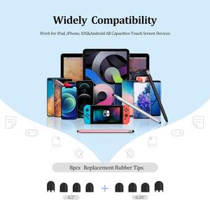 Stylets pour écrans tactiles, <span class=keywords><strong>stylet</strong></span> magnétique 2 en 1 et <span class=keywords><strong>stylet</strong></span> capacitif sensible pour <span class=keywords><strong>iPad</strong></span> - Product Image 2