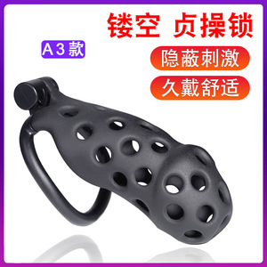 Entraînement SM, abstinence, verrou de chasteté masculin, verrou de pénis, dispositif de chasteté, anneau de pénis, cage de chasteté, jouet sexuel - Product Image 4