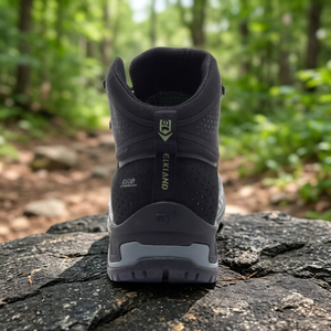 SIALAND Men's Waterproof Hiking <b>Boots</b> Black Synthetic Upper Rubber Outsole All Seasons Round Toe - Product Image 2