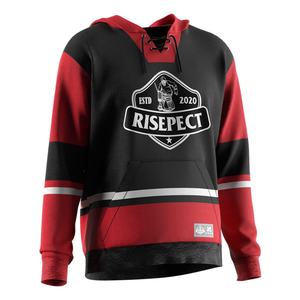 Maillots de hockey personnalisés sublimés pour hommes, uniformes vierges pour équipes d'entraînement, impression OEM, sweats à capuche pour adultes - Product Image 3