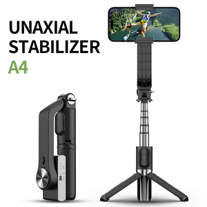 Trépied pliable pour selfie avec télécommande Bluetooth, <span class=keywords><strong>stabilisateur</strong></span> de téléphone pour la prise de vue vidéo Vlog, <span class=keywords><strong>iPhone</strong></span> Android - Product Image 1