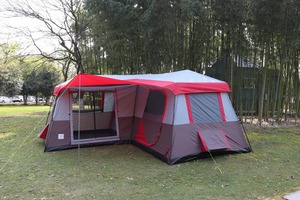 PoeticExist Automatic Family Large Camping <strong>Tent</strong> Double Layer <strong>3</strong> <strong>Bedrooms</strong> 1 Living Room Outdoor <strong>Tents</strong> - Product Image 2