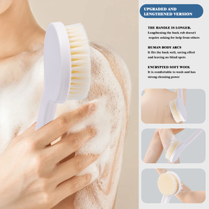 Badezimmer Rücken peeling Massage Leicht zu reinigende Werkzeug bürste Bad Körper dusche Scrub ber Körper Trocken bürsten Bad Peeling Pflege Haut - Product Image 3
