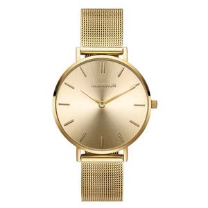 Montre-bracelet de luxe personnalisée avec logo, étanche, pour homme, en acier inoxydable, analogique, bracelet en cuir noir, fabrication japonaise minimaliste, OEM pour hommes - Product Image 6