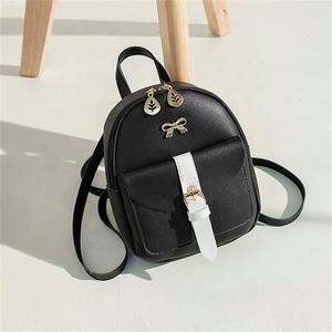 Damen Mini Rucksack Luxus PU Leder Kawaii Rucksack Niedlich Grace ful Bagpack Kleine Schult aschen für Mädchen Bow-Knot Leaf Hollow - Product Image 6
