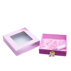 Boîtes d'emballage personnalisées pour faux ongles à presser - Carton ondulé pour cosmétiques et outils de maquillage, marque privée - Product Image 1