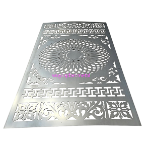 Panneaux décoratifs en métal découpés au laser pour cloisons de séparation et revêtements de façade - Product Image 3