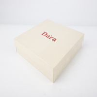 Boîte en papier rigide rose mat de luxe avec impression personnalisée, boîte cadeau avec couvercle et base pour cosmétiques et bijoux