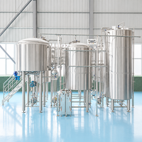 Équipement complet de brassage de bière artisanale industrielle 1000L 2000L 3000L Système de brasserie Clé en main pour brasserie à domicile