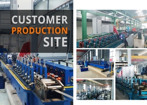 Mesin pipa bulat Diameter 10mm-50.8mm jalur produksi pembuatan pipa baja ERW baja karbon pabrik tabung frekuensi tinggi kustom - Product Image 5