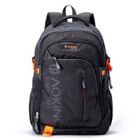 Vente en gros d'usine Sac à dos classique pour étudiants imperméable pour adolescents avec fermeture éclair, logo personnalisé, polyester durable, capacité de 20 à 35 L, unisexe