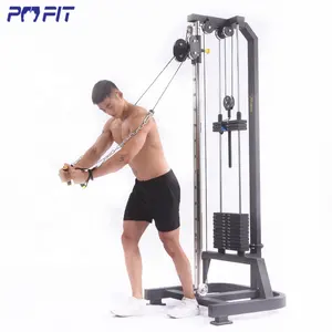 Kol klip göğüs kasnak eğitim fitness ekipmanları duvar montaj kablosu istasyonu kablo crossover makinesi