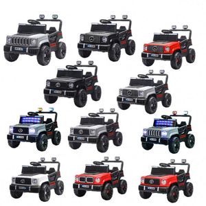 TOYSRUNNER Kids Electric Ride-On Car 4-<b>Wheel</b> Double Drive 6V4Ah Motors Early Learning Durable Safe <b>Plastic</b> Construction MP3 - Product Image 4