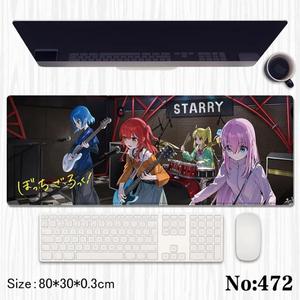 6 Estilos, 80*30CM, Alfombrillas de Ratón Personalizadas con Diseño de <span class=keywords><strong>Bocchi</strong></span> the Rock Gotoh Hitori, Alfombrillas de Juego de <span class=keywords><strong>Anime</strong></span> para Teclado - Product Image 6