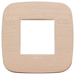 Plaque de porte Vimar carrée finition bois 9,7 cm de longueur 1,7 cm de hauteur - Product Image 1
