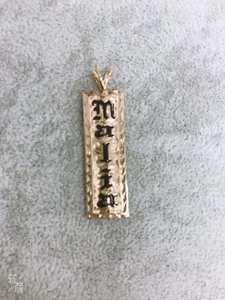 Custom 925 <strong>Silver</strong> Plated Gold Customizable Hawaiian Samoa Word /name <strong>Necklace</strong> <strong>Initial</strong> Word Jewelry Set for Women 2020 - Product Image 2
