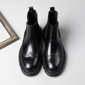 2026 Latest Summer Autumn Trendy Men's Cowhide Lace-up <b>Pointed</b> <b>Toe</b> Shoes <b>Flat</b> Sole Waterproof Breathable Lightweight Business - Product Image 4