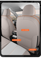 Housses de siège auto personnalisées pour BYD ATTO 3 BYD YUAN PLUS 2025 – Kits de sièges en cuir artificiel, ensemble complet 5 places entièrement couvrant