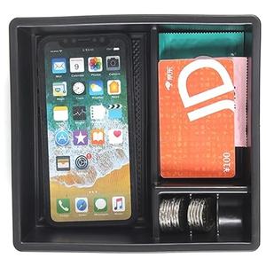 Caja de almacenamiento para consola central de coche, accesorios organizadores, bandeja de almacenamiento negra, Interior para Hilux <span class=keywords><strong>Vigo</strong></span>, accesorios 2004-2014 2009 2010 - Product Image 6