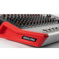 KV-1203D Mixeur audio USB sans fil professionnel 12 canaux avec réverbération intégrée, boutons personnalisables en alliage métallique pour utilisation à domicile, sur scène et en direct