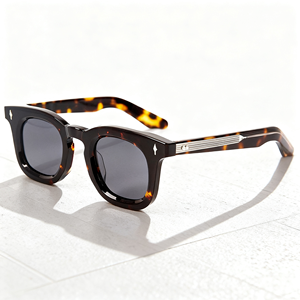 2025 New Design High-End Polarized Sunglasses Custom Logo Popular Classic Square Acetate <strong>Sun</strong> <strong>Glasses</strong> For Men Orange Blue Mirror - Product Image 1