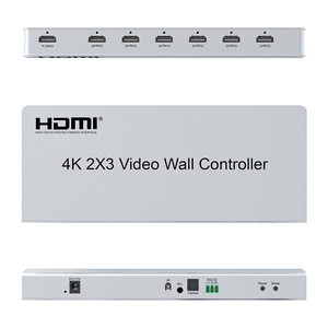 4K hdi वीडियो दीवार नियंत्रक 2x3 <span class=keywords><strong>hdmi</strong></span> आउटपुट और टीवी स्प्लिसिंग डिस्प्ले के लिए 1 इनपुट - Product Image 4